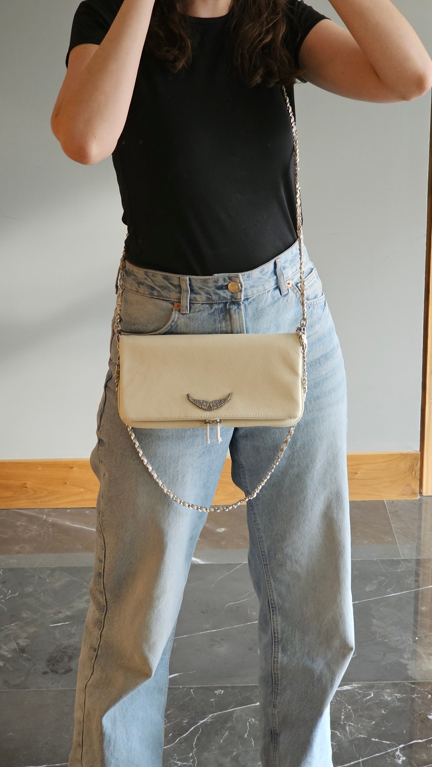 Swing Your Wings Rock Leather Bag